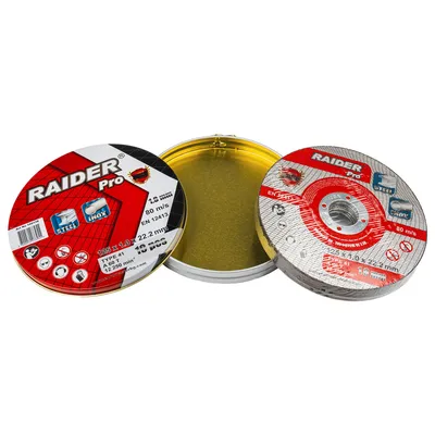 Диск за метал 125х1.0х22.2mm A60T Inox мет кутия 10бр. RDP