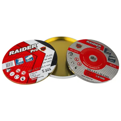 Диск за метал 230х2.0х22.2mm A60T Inox мет кутия 5бр. RDP