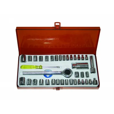 К-кт инструменти 40 части 1/4" & 3/8" 4-16mm мет. кут. GD