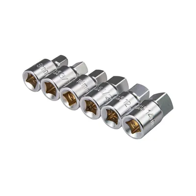К-кт накрайници 3/8" за картер, 8,10,12,14мм,3/8",1/2" TMP