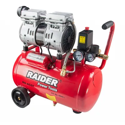 Компресор 24L 0.75kW тих безмаслен RD-AC07