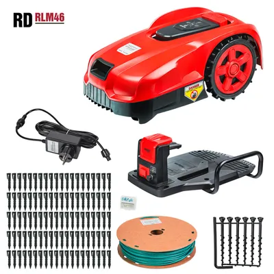 Косачка робот безчеткова 160mm 20V 2Ah APP 500m2 RD-RLM46