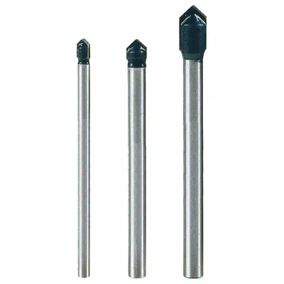 Свредла за стъкло 3бр. ø5 6 и 8mm к-т