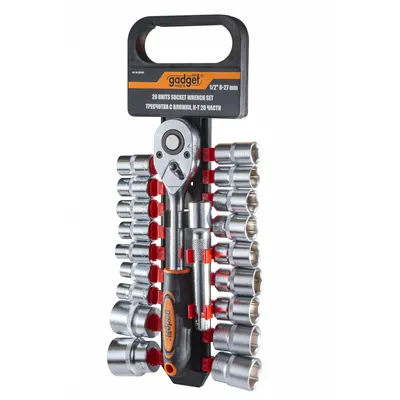 Тресчотка с вложки к-т 20 части 1/2" 8-27mm GD
