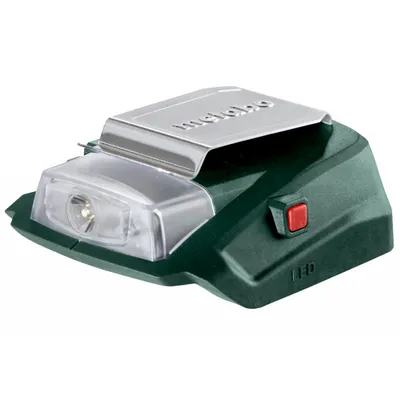 Зарядно USB акум. 2 А + фенер METABO PA 14.4-18 LED