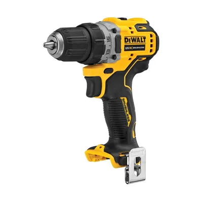 Акумулаторен винтоверт DeWALT с безчетков двигател без батерия и зарядно, 12 V, 57.5 Nm, 1-10 мм, DCD701N