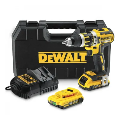 Акумулаторен винтоверт DeWALT ударен с 2 батерии и зарядно, 18 V, 2 Ah, 60 Nm, 1.5-13 мм, DCD795D2