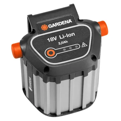 Акумулаторна батерия Gardena Li-Ion за електроинструменти 18 V, 2.6 Ah, BLi-18