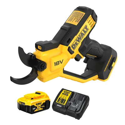 Акумулаторна лозарска ножица DeWALT    с 1 батерия и зарядно, 18 V, 5 Ah, ф 38 мм, DCMPP568P1