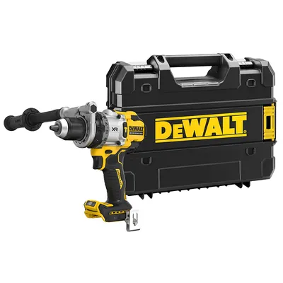 Акумулаторна ударна бормашина DeWALT без батерия и зарядно, 18 V, 169 Nm, 0-500/0-1300/0-2250 об./мин, 1.5-13 мм, DCD1007NT