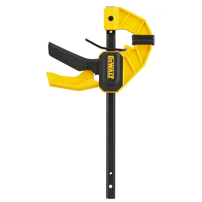 Бързодействаща стяга DeWALT с пластмасови челюсти 62x150 мм, DWHT0-83139