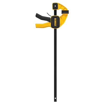 Бързодействаща стяга DeWALT с пластмасови челюсти 82x600 мм, DWHT0-83194