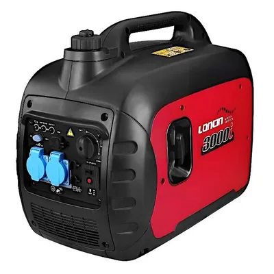 Бензинов генератор за ток Loncin монофазен инверторен обезшумен 2500 W, 4.4 к.с., 230 V, LC 3000i