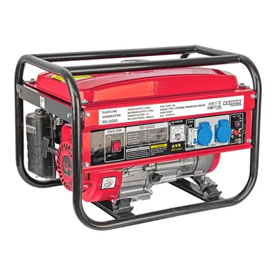Бензинов генератор за ток Raider монофазен   2000 W, 2.7 к.с., RD-GG02