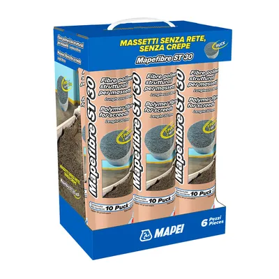 Фибри Mapei за усилване и армиране на бетони и замазки  6 кг, 30 мм, Mapefibre ST30
