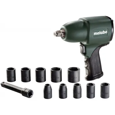 Гайковерт пневматичен 1/2" 360 Nm METABO DSSW 360 Set