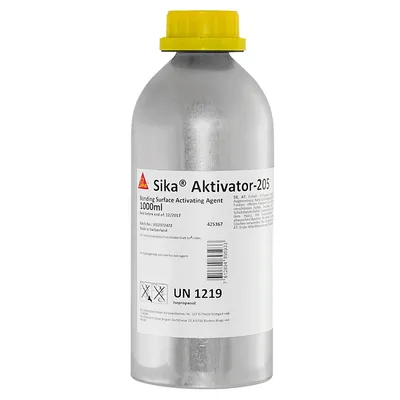 Грунд за силикон и полиуретан Sika контактен концентрат 1 л, прозрачен, Aktivator-205