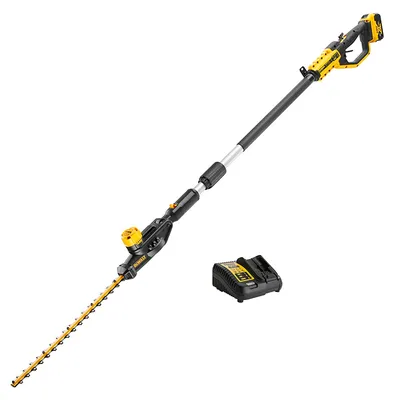 Храсторез DeWALT акумулаторен с телескопична дръжка с 1 батерия и зарядно, 18 V, 5 Ah, 550 мм, DCMPH566P1