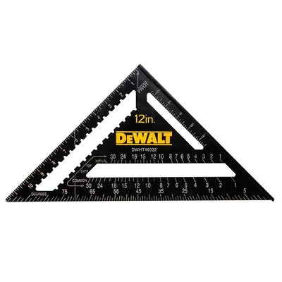 Измервателен триъгълник DeWALT  300x300x425 мм, DWHT46032