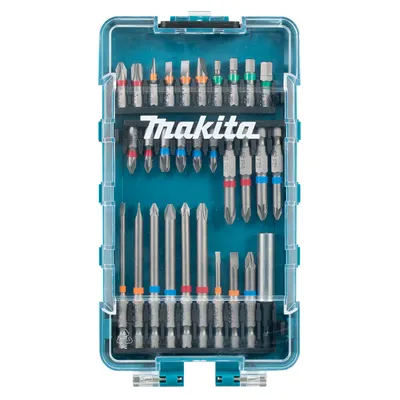 Комплект битове Makita с магнитен държач  1/4", 25/50/75 мм, 30 бр., E-15774