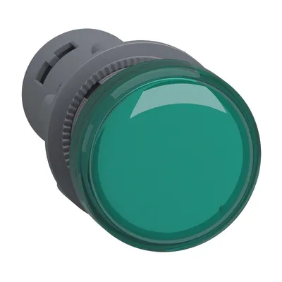 Лампа Schneider Electric сигнална LED моноблок 230 V, зелена, Easy Harmony XA2E