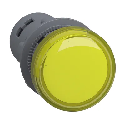 Лампа Schneider Electric сигнална LED моноблок 380-400 V, жълта, Easy Harmony XA2E