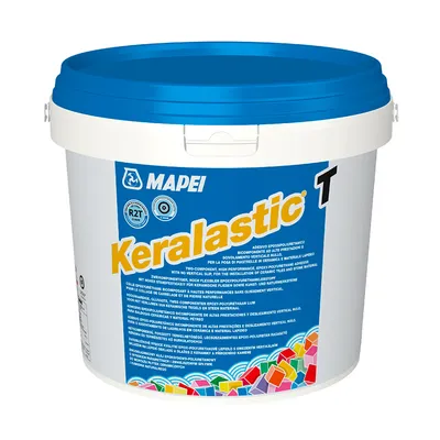 Лепило Mapei полиуретаново за плочки супер гъвкаво  10 кг, сиво, Keralastic T