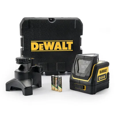 Линеен лазерен нивелир DeWALT с 2 лъча   30 м, 50 м, 0.4 мм/м, DW0811