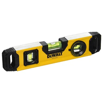 Нивелир алуминиев кутия DeWALT с магнитна основа  250 мм, 0.5 мм/м, DWHT0-43003