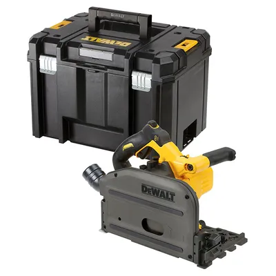 Ръчен потапящ се циркуляр DeWALT акумулаторен без батерия и зарядно, 54 V, ф 165 мм, 2500-4200 об./мин, DCS520NT