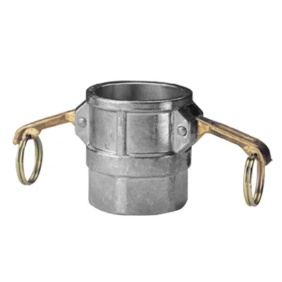 Съединител на маркучи Sferaco Camlock Ж - женска резба  7 bar, 4", тип D, алуминий, 2204