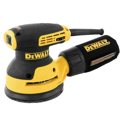 Електрически орбитален шлайф DeWALT с плавно регулиране  280 W, ф 125 мм, 8000-12 000 об./мин, DWE6423