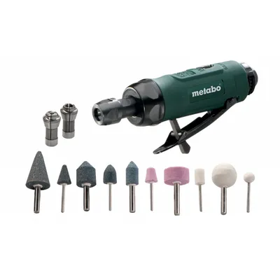 Шлайф прав пневматичен METABO DG 25 SET