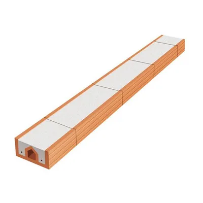 Щурц керамичен Wienerberger за врати и прозорци  65x120x3000 мм, Porotherm