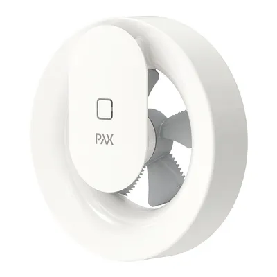 Вентилатор за баня Pax за стенен монтаж кръгъл  4 W, 110 м3/ч, бял, Norte