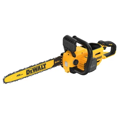 Акумулаторна резачка за дърва DeWALT без батерия и зарядно, 54 V, 45 см, 3/8 ", DCMCS574N