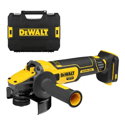 Акумулаторен ъглошлайф DeWALT без батерия и зарядно, 18 V, 125 мм, 3000-9000 об./мин, DCG409VSNT
