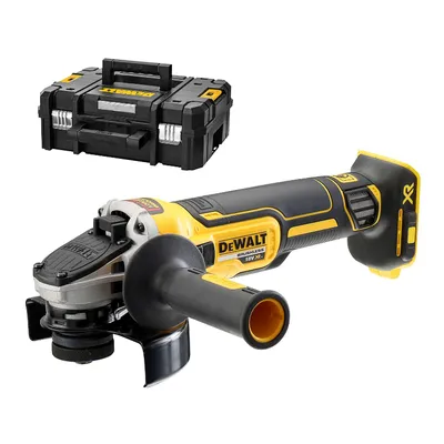 Акумулаторен ъглошлайф DeWALT без батерия и зарядно, 18 V, 125 мм, 9000 об./мин, DCG405NT