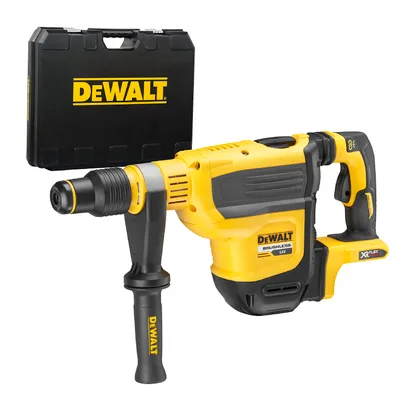 Акумулаторен перфоратор DeWALT с безчетков двигател без батерия и зарядно, SDS-max, 54 V, 10.5 J, 1450-2900 уд./мин, DCH614N
