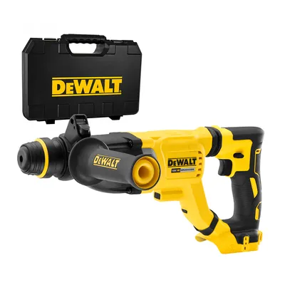 Акумулаторен перфоратор DeWALT с безчетков двигател без батерия и зарядно, SDS-plus, 18 V, 3 J, 0-4300 уд./мин, DCH263NK
