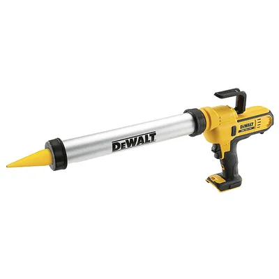 Акумулаторен пистолет DeWALT за уплътнители тип салам  без батерия и зарядно, 18 V, 2500 N, 0.31-0.6 л, DCE580N-XJ
