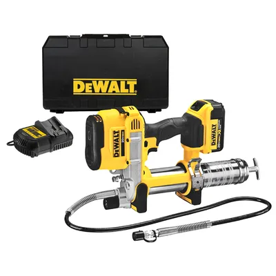 Акумулаторен такаламит за гресиране DeWALT  с 1 батерия и зарядно, 18 V, 4 Ah, 400 см3, 690 bar, DCGG571M1