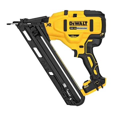 Акумулаторен такер за пирони DeWALT без батерия и зарядно, 18 V, тип 15GA, 32-63 мм, DCN650N