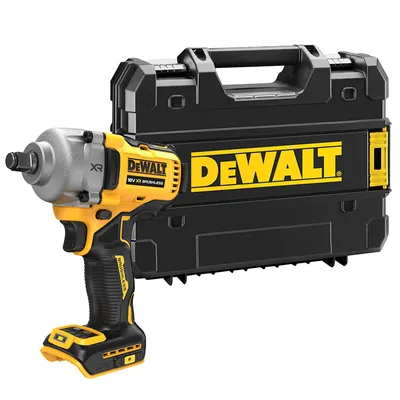 Акумулаторен ударен гайковерт DeWALT с безчетков двигател без батерия и зарядно, 18 V, 812 Nm, квадрат, 1/2", DCF891NT