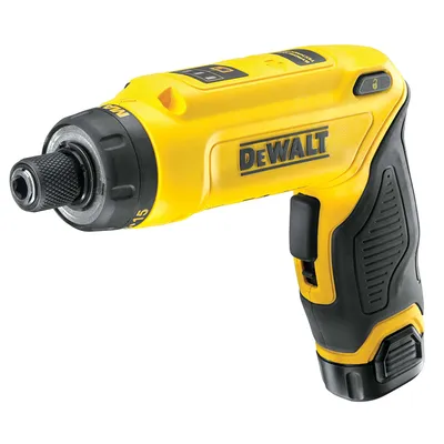 Акумулаторен винтоверт DeWALT ъглов без батерия и зарядно, 7.2 V, 1 Ah, 4 Nm, 1/4", шестостен, DCF680