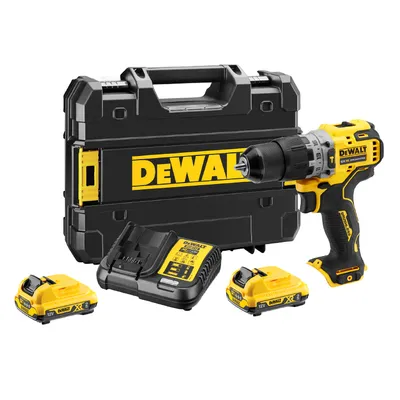 Акумулаторен винтоверт DeWALT ударен с 2 батерии и зарядно, 12 V, 2 Ah, 57.5 Nm, 1.5-10 мм, DCD706D2