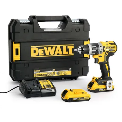 Акумулаторен винтоверт DeWALT ударен с 2 батерии и зарядно, 18 V, 2 Ah, 70 Nm, 1.5-13 мм, DCD796D2