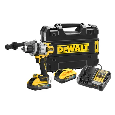 Акумулаторен винтоверт DeWALT ударен с 2 батерии и зарядно, 18 V, 5 Ah, 169 Nm, 1.5-13 мм, DCD1007H2T