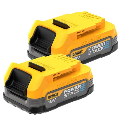 Акумулаторна батерия DeWALT Li-Ion за електроинструменти  18 V, 1.7 Ah, 2 бр., DCBP034E2