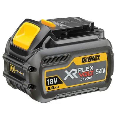 Акумулаторна батерия DeWALT Li-Ion за електроинструменти 54/18 V, 2/6 Ah, DCB546